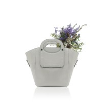 ZAC Grey Leatherette Tote
