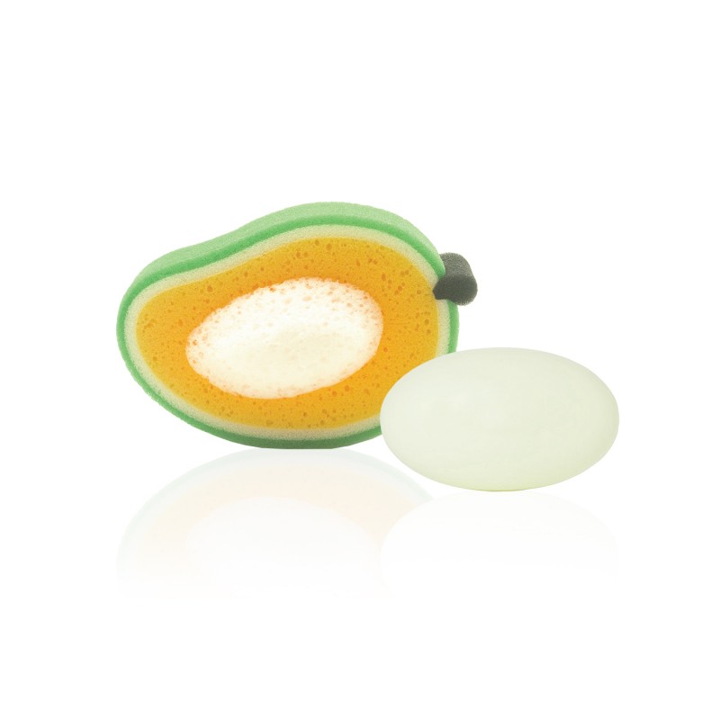 Mango Shaped Shower Sponge