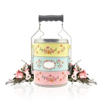 Papa &amp; Nyonya 3 Layers Stacking Lunch Box