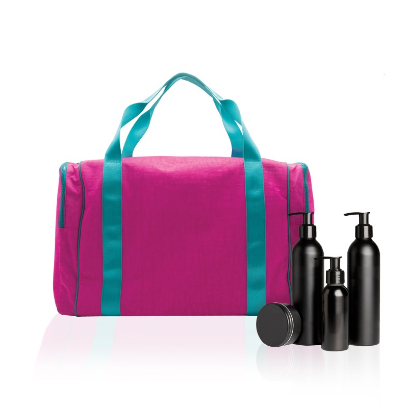 Santiago Crinkle Nylon Holdall Bag