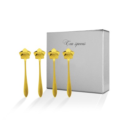 Ornatila Morning Glory Teaspoon Set (4 pieces)