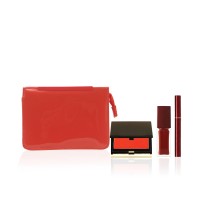 To Samantha Red Patent Pouch