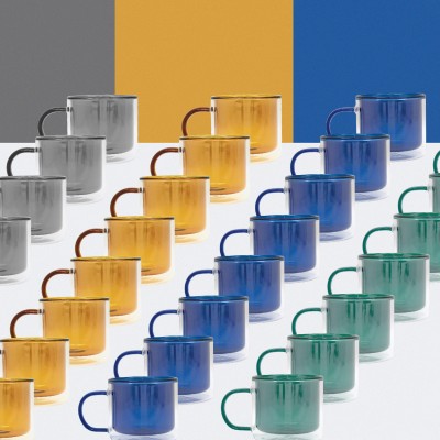 9 Oz Glasses Clear Double Wall Cup