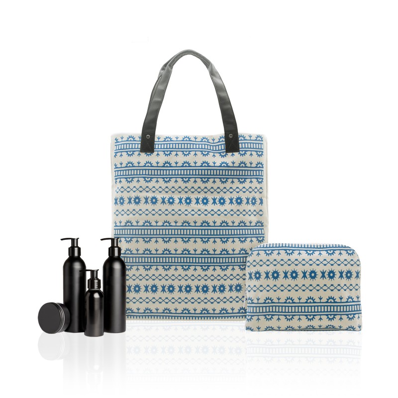 BE Printed Shopper Tote Set