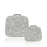 White Floral Printed Cosmetic Box