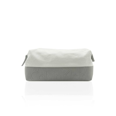 Grey + White Wash Bag