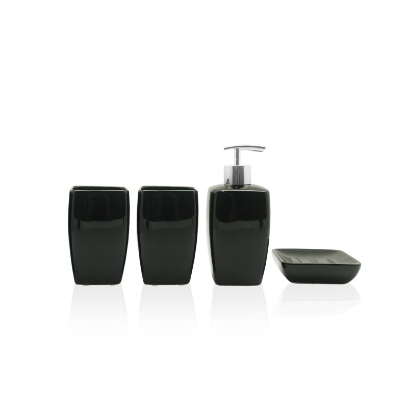 D Black Bathroom Set
