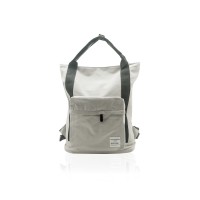 Sylvie Grey Canvas Backpack